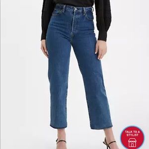 Levi’s rib cage straight jeans 29 waist x29 length
